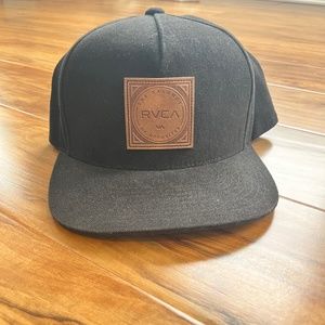 RVCA black SnapBack hat. One size fits all.